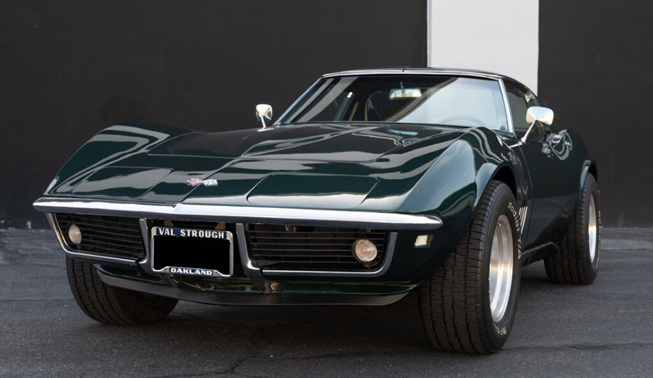 1968 Emerald green corvette