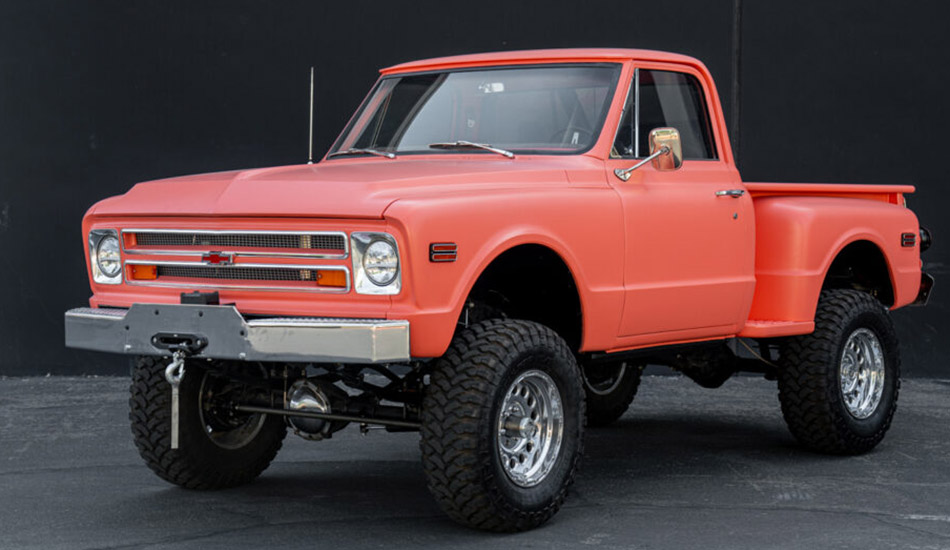 Custom Satin Salmon Chevrolet C-10 1968 4WD